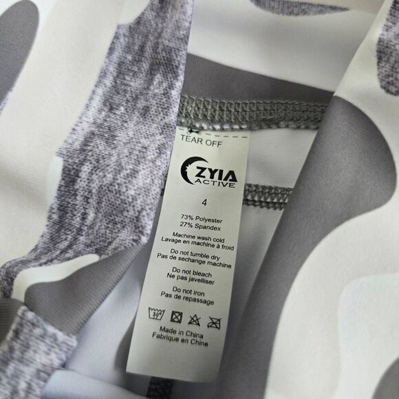 ZYIA Active‎ Light n Tight Hi Rise Capri Leggings Women's 4 Camo Pockets Stretch - Picture 4 of 6